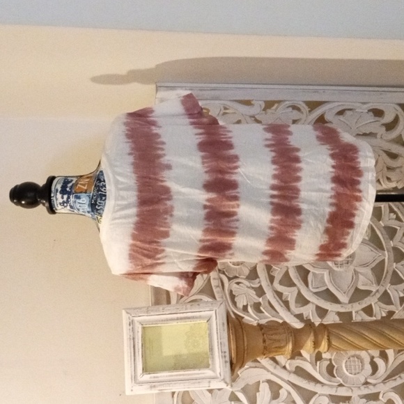 OLD NAVY MUTED PINK & WHITE TYE DYE Style Comfy T-shirt 👕 SZ XL - Picture 10 of 12